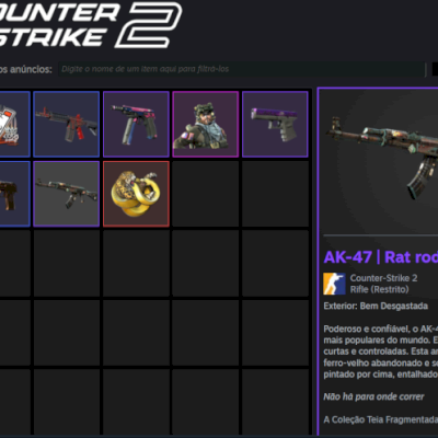 Conta CS2 skins raras (VAC-BAN)
