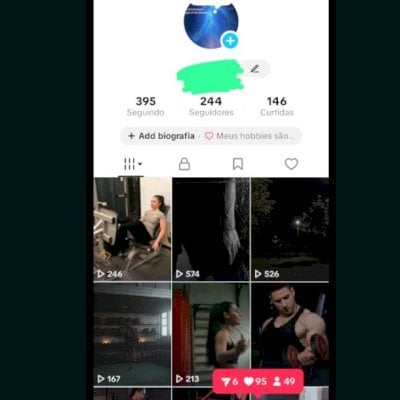 Vendo essa conta Tik Tok aquecida