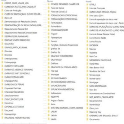 +3.500 PLANILHAS EXCEL PRONTAS E EDITÁVEIS