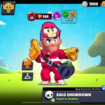 Conta BRABA de BRAWL STARS com 2 HIPERCARGA e NOVO PASSE