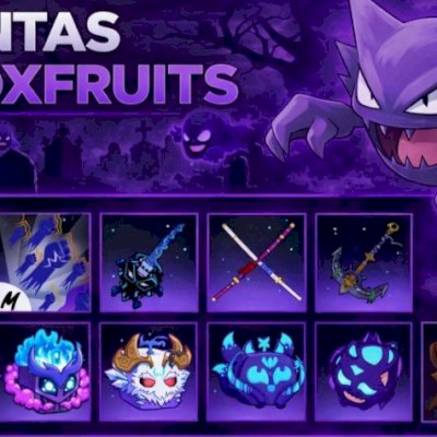Blox Fruits Conta Nível MAX 2800 | GOD Human | CDK | Skull Guitar - Entrega auto