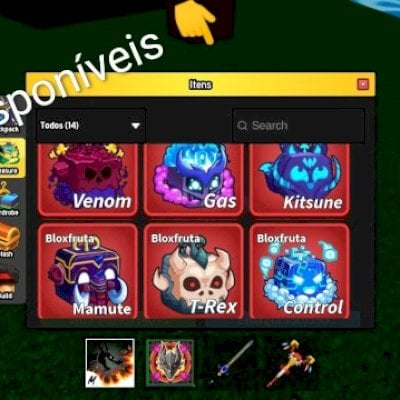 Loja de frutas do blox fruits