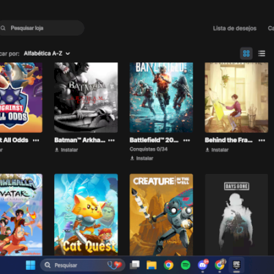 CONTA EPIC GAMES