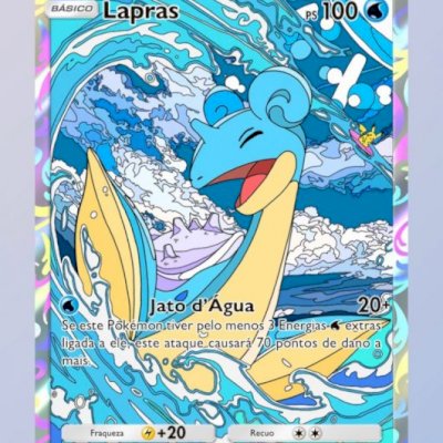 Carta Lapras 1 estrela
