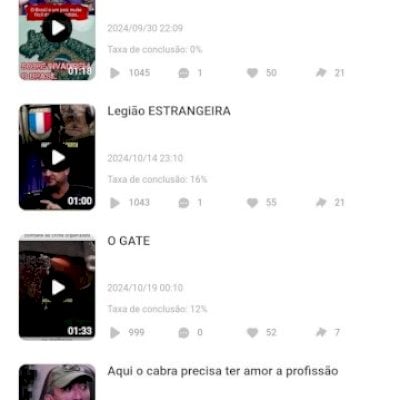 Conta Kwai nicho militar + te ensino a continuar postando