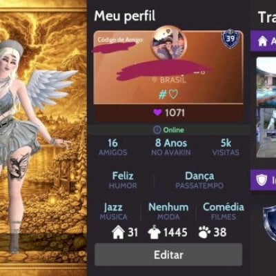 Conta avakin Life lvl 39