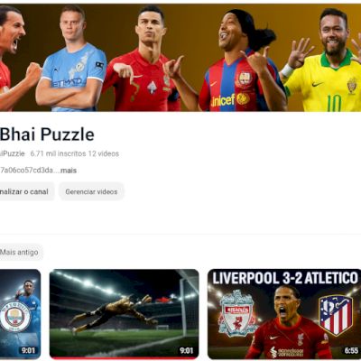 canal youtube de 6k inscritos com  1.916 horas