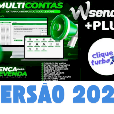Wasender + Gerador De Licenças - Versão 3.6 - 2025