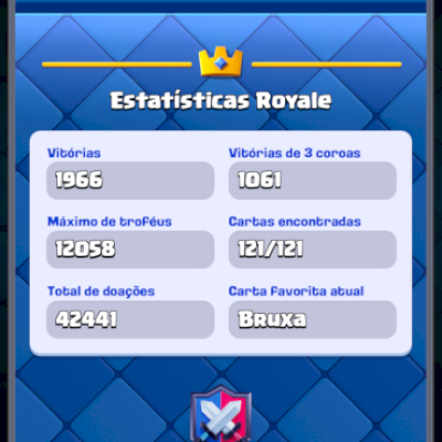 Conta Clash Royale 12k