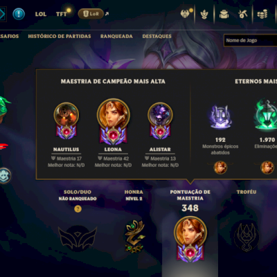 FULL ACESSO -  117 Skins - Leona Academia Prestigio e Leona Crystalis Motus