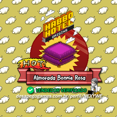 Almofada Bonnie Rosa - UND (Origins)