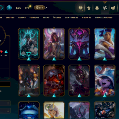 CONTA FULL ACESSO SKINS MITICAS MUITAS BORDAS  MONO NEEKO (BR)