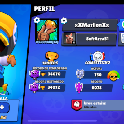 🚀 Brawl Stars Premium – Conta GEMADA com muitas vantagens!