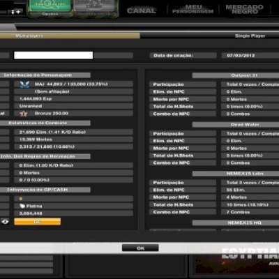 Conta Combat Arms Valofe - Maj 3 - Nível Platina