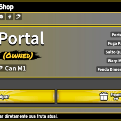 CONTA COM VÁRIOS JOGOS UPADO COM MUITAS SKIN E PORTAL PERM NO BLOX FRUIT