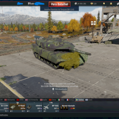 Conta WARTHUNDER LVL100