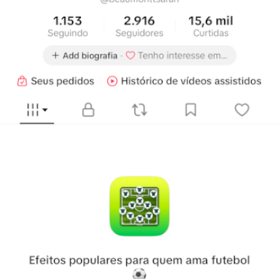 🔥 OPORTUNIDADE EXCLUSIVA – CONTA TIKTOK 2.9k seguidores