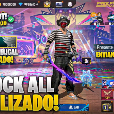 Free Fire Equipas VIP 2026 - Lockout Completo Skins e Emotes