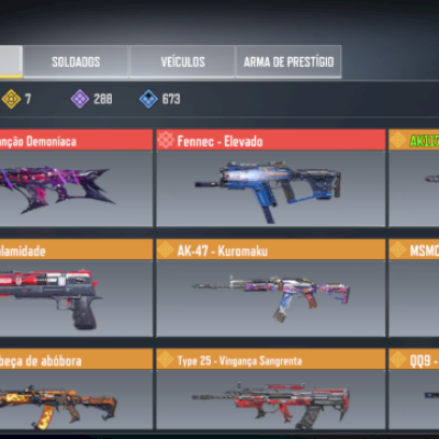CONTA CODM TOP! 2 MÍTICAS + 7 LENDÁRIAS + SKINS RARAS (MOTOKO, TEMPLÁRIO)