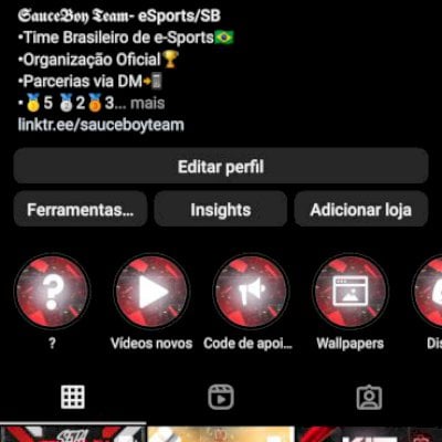 Conta E-Sports 9 mil seguidores