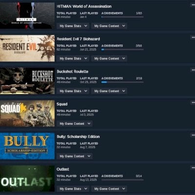 Conta steam com muitos jogos mais de 2k gastos