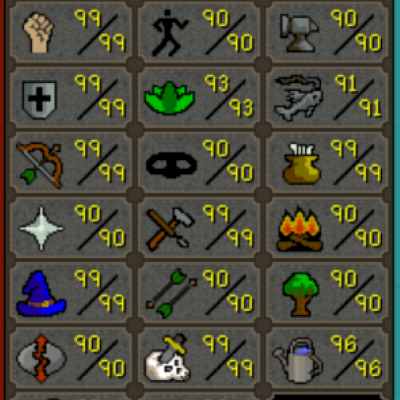 Conta oldschool runescape ENDGAME