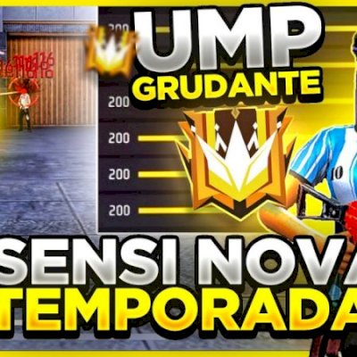 SAIU! a MELHOR SENSIBILIDADE para SUBIR CAPA no FREE FIRE na NOVA ATUALIZAÇÃO!