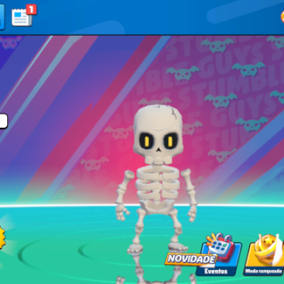 Conta Stumble Guys com caveira