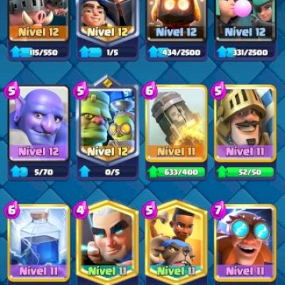 Conta Clash Royale, 9 anos de jogo(desde o início), 10K troféus, 6 evoluçoes