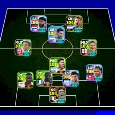 mbl/buffon108,aguero,depay,messi,bommel,gerrard,romero,akanji,auba,vanbasten e +