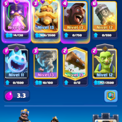 Conta Clash Royale - Arena 20 - 1° Passe do Jogo