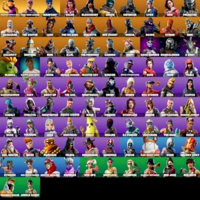 CONTA FORTNITE 94 SKINS S4 ATE S9 FULL(CAPITULO 1) SALVE O MUNDO OG TRYHARD