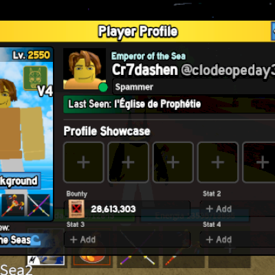 Conta de Blox fruits com 30m de bounty