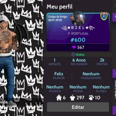 Vendo essa conta do avakin pra ir embora rápido!