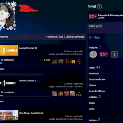Conta Steam com +30 Jogos Pagos | Elden Ring, RDR2, GTA V, FC 26, MK1 e Muito Ma