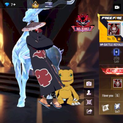 Conta level 70, com 2 skin lendária, top criminal dourado e muito mais.