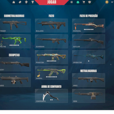 Conta de Valorant com Skins