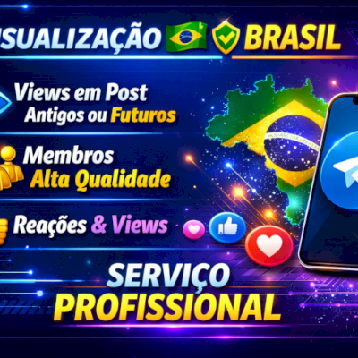 🚀 Exploda seu Telegram: Membros, Views, Reações e Comentários Reais