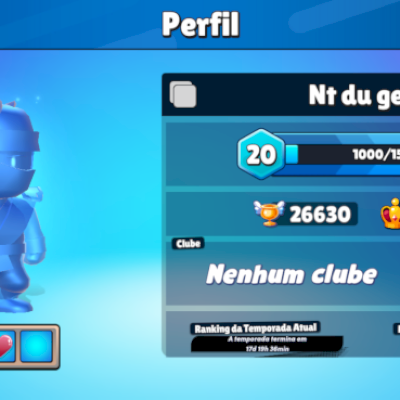 Conta Stumble Guys antiga, rara e abandonada.