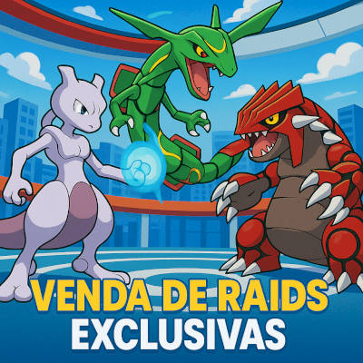Pokemon GO - Captura de Lendários - Serviço de Raids