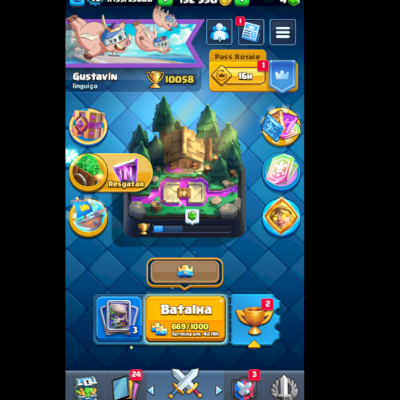 CONTA CLASH ROYALE 10K DE TROFÉUS 8 ANOS TODAS AS CARTAS DESBLOQUEADAS so jogar