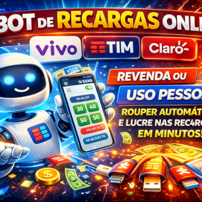Bot Recarga de celular - Entrega Imediata!