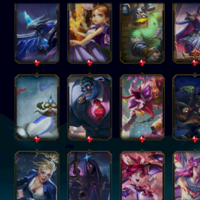 CONTA LOL COM 372 SKINS LVL 747!