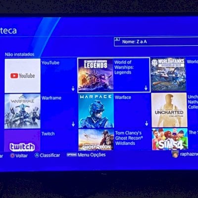 Vendo conta de ps4 mais de 60 jogos