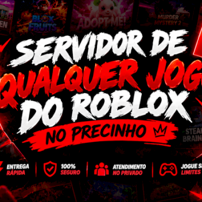🔥 ROBLOX SERVIDORES PRIVADOS 🎮 Blox Fruits, Steel a brainrot e MUITO MAIS!