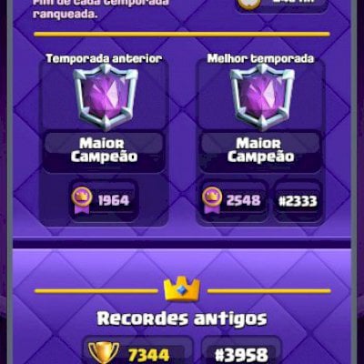 contas com mais de cartas nivel 14