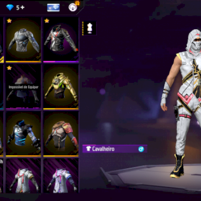 ❌CONTA DE FREE FIRE GEMADA E COM O PASSE COMPRADO!❌