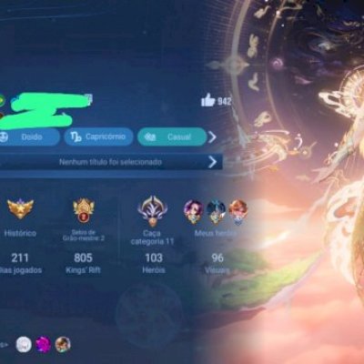 CONTA HONOR OF KINGS - COM SKINS - nv 129 -2 selo GM