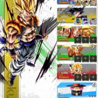 Conta com Goku Ultra instinto superior LF e Ultra+ time Daima quase full
