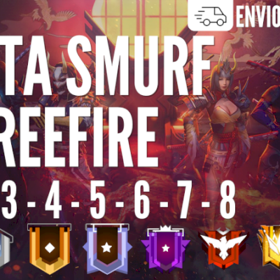 CONTA SMURF FREEFIRE - LV8